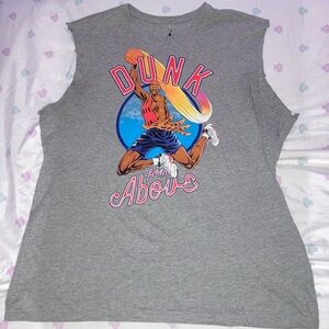 Vintage Jordan Gray Sleeveless Graphic Top